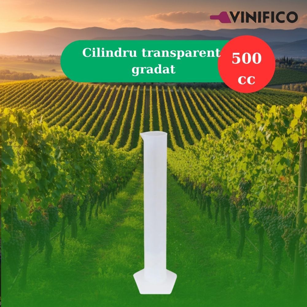 Cilindru transparent gradat 500 cc