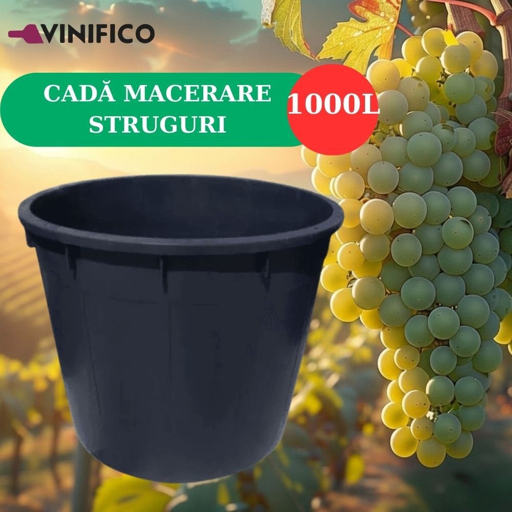 Cada /Butoi Plastic 1000 L, fabricat Italia